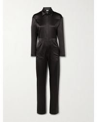 Rivet Utility - Powerhouse Silk-Blend Satin Jumpsuit - Lyst