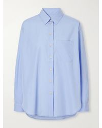 Jamie Haller - The Essential Drop-Tail Cotton-Poplin Shirt - Lyst