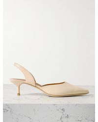 STAUD - Sebastian Leather Slingback Pumps - Lyst
