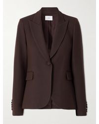 Adam Lippes - Blazer En Laine Et Soie Mélangées Logan - Lyst