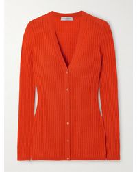 Gabriela Hearst - Cardigan En Cachemire Et Soie Mélangés À Mailles Pointelle Emma - Lyst
