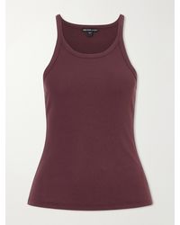 James Perse - Ribbed Supima Cotton-Blend Tank - Lyst
