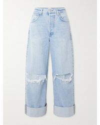 Citizens of Humanity - Ayla Distressed Recycled Stretch Boyfriend Jeans - Lyst