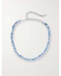COMPLETEDWORKS - Recycled, Cubic Zirconia And Synthetic Spinel Necklace - Lyst