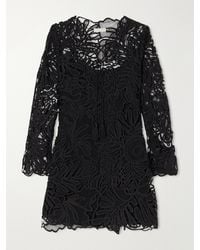 Ulla Johnson - Dita Lace Mini Dress - Lyst