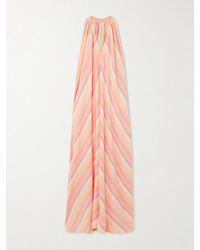 Marrakshi Life - Striped Dégradé Cotton Maxi Dress - Lyst