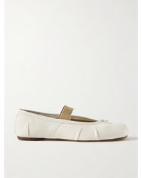 Maison Margiela - Tabi Ballerinas Mit Geteilter Kappe Aus Leder - Lyst