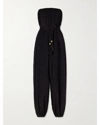 Eres - Silk And Cotton-Blend Jacquard Jumpsuit - Lyst