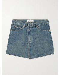 Our Legacy - Cover Frayed Denim Mini Skirt - Lyst