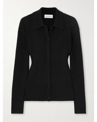 Dries Van Noten - Ribbed-Knit Wool-Blend Cardigan - Lyst