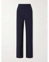 KHAITE - Borden Wool Straight-Leg Pants - Lyst