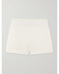 Donde Esteban - Guayabera Stretch-Knit Shorts - Lyst