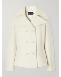 Proenza Schouler - Romane Double-Breasted Wool-Blend Jacket - Lyst