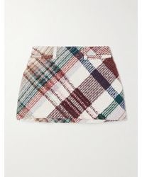 Missoni - Caperdoni Checked Tweed Mini Skirt - Lyst