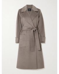 JOSEPH - Arline Belted Wool And Cashmere-Blend Coat - Lyst