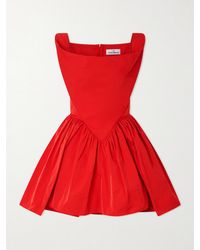 Vivienne Westwood - Sunday Pleated Taffeta Mini Dress - Lyst
