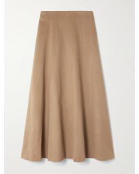 Max Mara - Geneve Hair Midi Skirt - Lyst