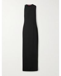 Gucci - Robe Du Soir En Crêpe De Chine À Cristaux Et À Drapés - Lyst