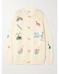 Mother - The Long Drop Cardigan Aus Einer Baumwoll-Alpakawollmischung - Lyst