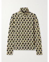 Moncler Genius - 3 Moncler Grenoble Ciclista Jacquard-Knit Turleneck Top - Lyst
