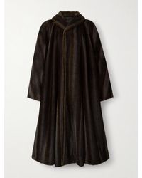 Balenciaga - Belted Plush Coat - Lyst