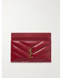 Saint Laurent - Cassandre Matelassé Leather Cardholder - Lyst