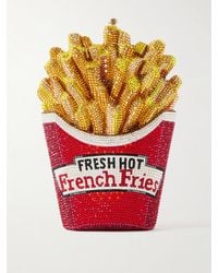 Judith Leiber - French Fries Fresh And Hot Crystal-Embellished-Tone Clutch - Lyst