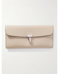 TOTEME - T-Lock Textured-Leather Wallet - Lyst