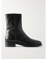 Aeyde - Vincent Leather Ankle Boots - Lyst