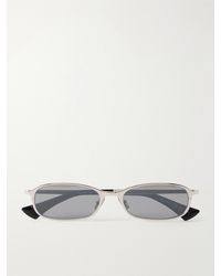 Saint Laurent - Sl 934 Mia Round-Frame-Tone Metal Sunglasses - Lyst