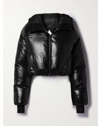 Aztech Mountain - Daisy Nuke Cropped Quilted Glossed-Shell Down Jacket - Lyst