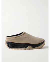 Nike - Acg Rufus Leather-Trimmed Suede Slip-On Sneakers - Lyst