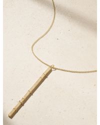 Sydney Evan - Fluted Bar 14-Karat Diamond Necklace - Lyst