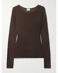 Deiji Studios - Ribbed-Knit T-Shirt - Lyst