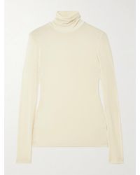 Agolde - Pascale Stretch-Lyocell Turtleneck Top - Lyst