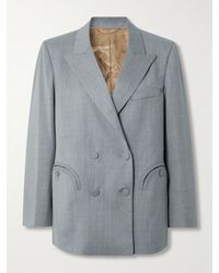 Blazé Milano - Everynight Double-Breasted Wool-Twill Blazer - Lyst
