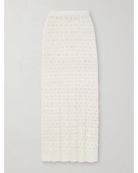 Calle Del Mar - Tea Party Crochet Midi Skirt - Lyst
