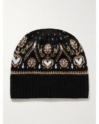 KHAITE - Avers Fair Isle Cashmere Beanie - Lyst