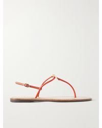 Amanu - The Naivasha Embellished Leather Sandals - Lyst