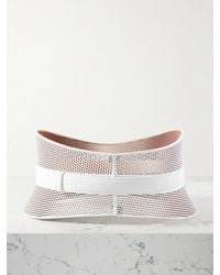 Alaïa - Neo Bustier Gürtel Aus Lasergeschnittenem Leder - Lyst