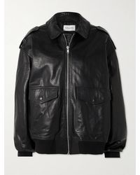 Frankie Shop - Viper Oversized-Jacke Aus Leder - Lyst