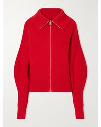 Givenchy - Wool And Cashmere-Blend Zip-Up Cardigan - Lyst