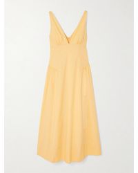 Posse - Lindie Cotton Midi Dress - Lyst