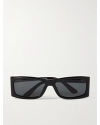 Prada - Sonnenbrille Mit Eckigem Rahmen Aus Azetat - Lyst