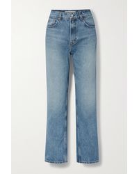GRLFRND Sophia High-rise Straight-leg Jeans - Blue