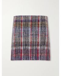 Missoni - Checked Metallic Crochet-Knit Mini Skirt - Lyst