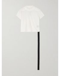Rick Owens - Cropped Organic Cotton-Jersey T-Shirt - Lyst
