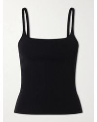 St. Agni - Rib-Knitted Jersey Tank - Lyst