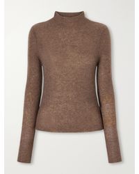 Citizens of Humanity - Leelah Ribbed Wool And Cashmere-Blend Turtleneck Sweater - Lyst