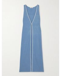 Marysia Swim - Aalto Crepe-Trimmed Cotton-Blend Terry Tunic - Lyst